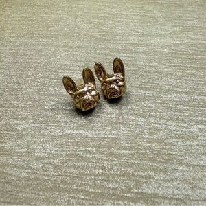 Lil Gold Frenchie Earrings
